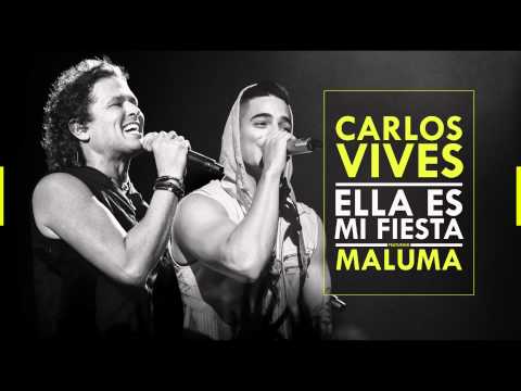 Ver Video de Carlos Vives Ella es mi Fiesta / Carlos Vives Ft Maluma