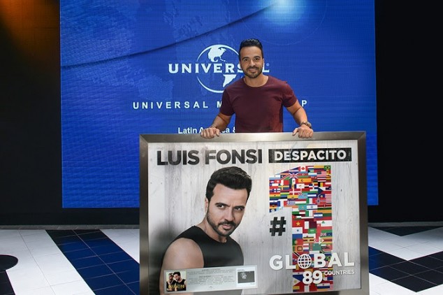 Luis Fonsi recibi reconocimiento por los logros de Despacito