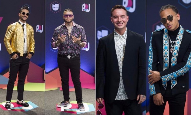 Los artistas latinos derrocharon glamour en la noche de los Premios Juventud 2017