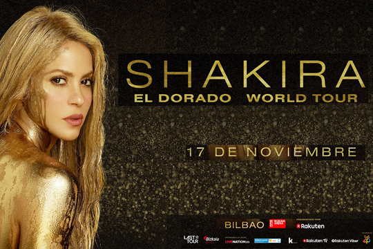 Shakira iniciar gira mundial de El Dorado en noviembre